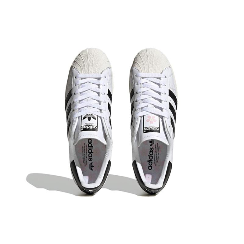 adidas Оригинальные кеды Superstar для скейтбординга Унисекс Низкие Белые/Черные Кроссовки IG9648