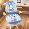 2Pcs/Set Stretch Printed Office Computer Chair Covers Removable Washable Chair Protector(Seat Cover + Backrest Cover)