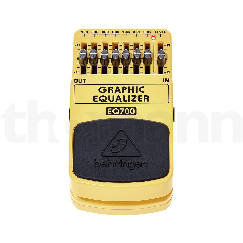 Behringer Behringer Гитарная педаль эффектов 7-полосный графический эквалайзер EQ700 ГРАФИЧЕСКИЙ ЭКВАЛАЙЗЕР
