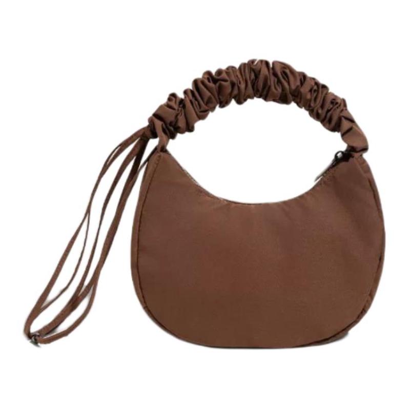 Adidas Оригинальная сумка-облако из переработанной ткани, сумка на плечо, сумка через плечо, обычная женская сумка темно-коричневого цвета Adidas JZ2277