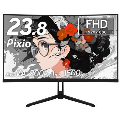 Игровой монитор Pixio PXC248 Wave Изогнутый 200 Гц дюйм 24 дюйма FHD Быстрая VA Pixio 23.6