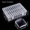 30-Grid Transparent Storage Box for Beads, Jewelry, and Nail Art Accessories