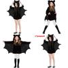 Girls Bat Cosplay Costume With Spandex Blend For Halloween Kids Party Or Stage Shows