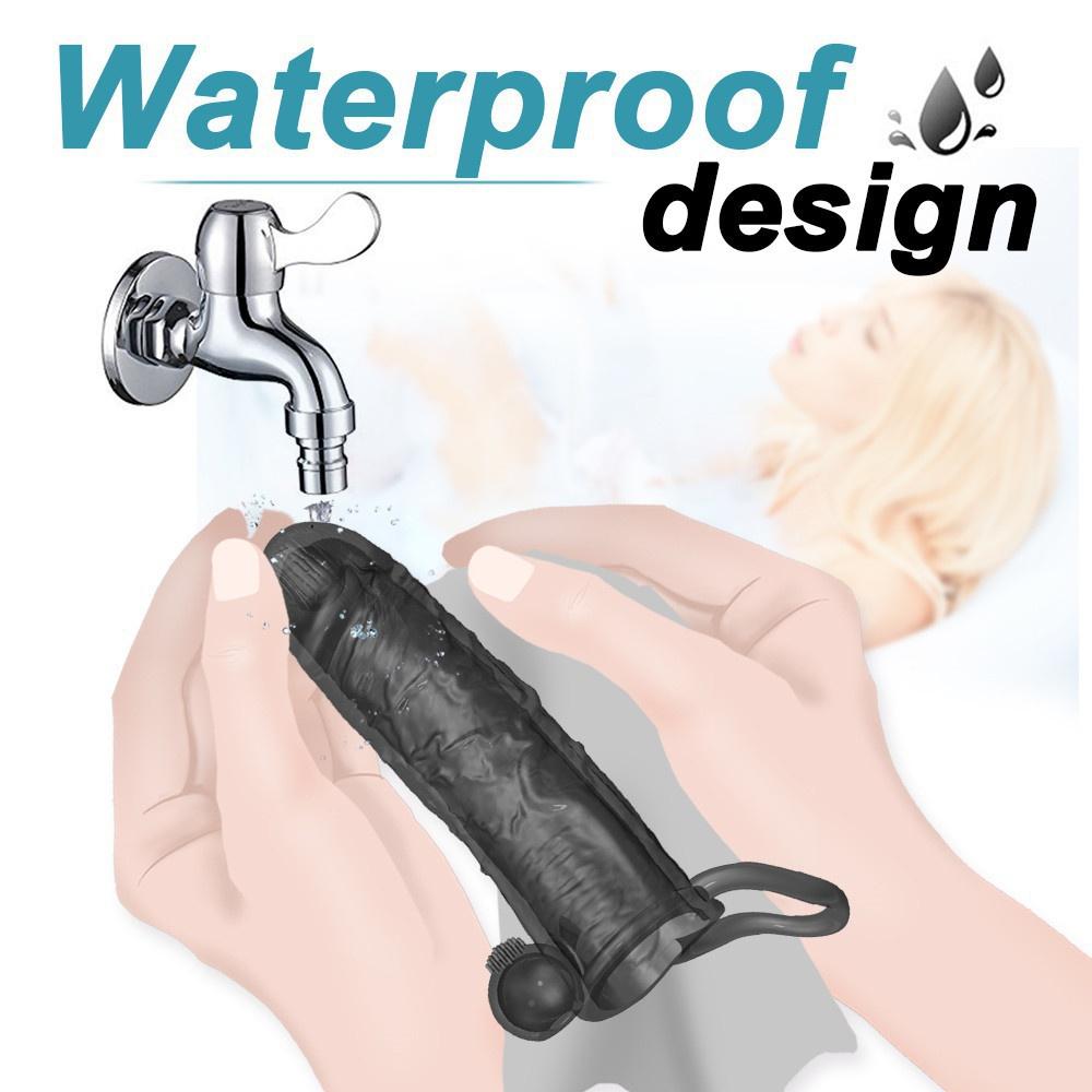 Wireless Penis Ring Sleeve Cock Ring Glans Massager Delayed Ejaculation Erotic Male Sex Toy Men Penis Condom Chastity Cock Ring