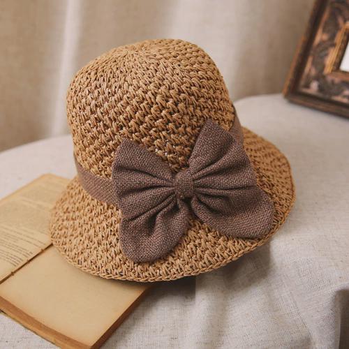 Straw hat women summer big edge sun protection sun hat beach sun hat seaside folding travel versatile UK