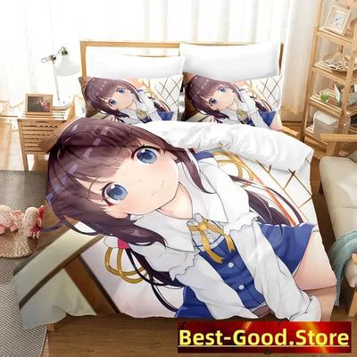 Работа Рюо никогда не заканчивается! Комплект постельного белья Single Twin Full Queen King Size Bed Set Adult Kid Bedroom Duvetcover Sets Anime