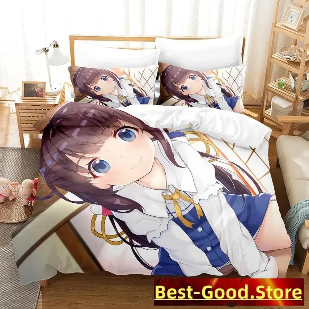 Работа Рюо никогда не заканчивается! Комплект постельного белья Single Twin Full Queen King Size Bed Set Adult Kid Bedroom Duvetcover Sets Anime