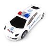 Electric Universal 360 Degree Rotating Deformation Police Car Music Light Toy Car