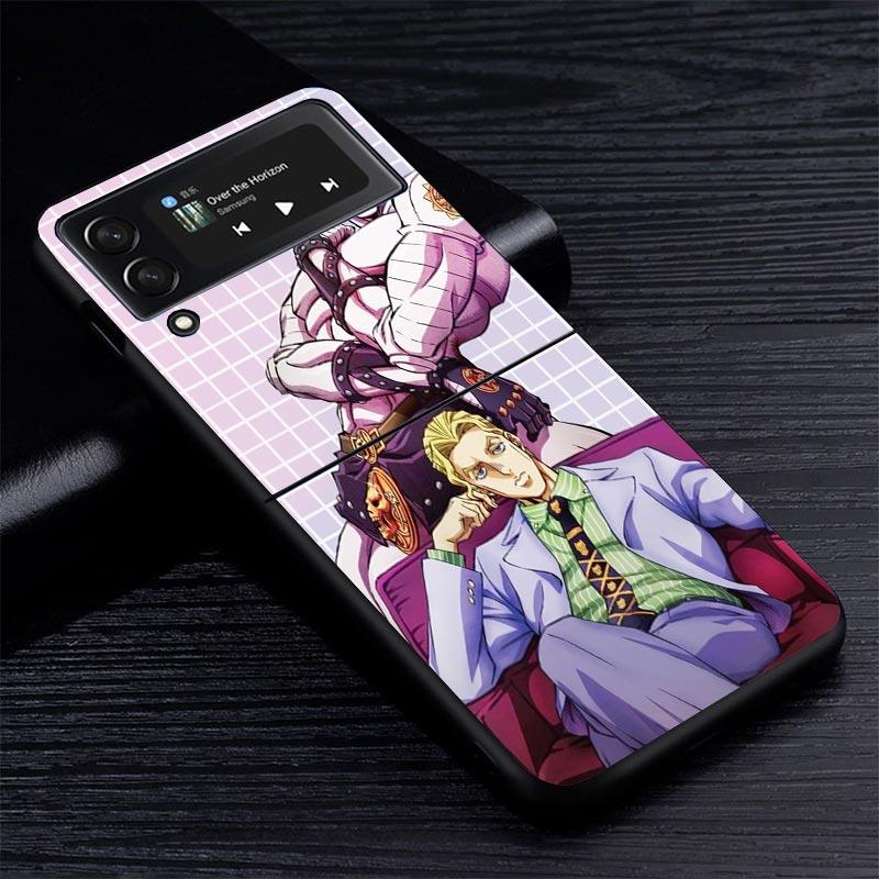 Чехол для телефона Samsung Z Flip 6 5 4 3 5G Galaxy ZFlip7 ZFlip4 ZFlip5 ZFlip6 ZFlip3 с изображением JoJo Killer Queen