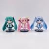 Hatsune Miku Anime Action Figures Princess Vocal Singer PVC Model Ornament Toys For Kids Birthday Xmas Gift 1pc Color