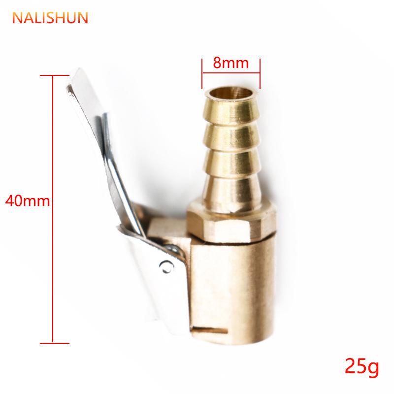 Новый автомобильный быстроразъемный соединитель с латунной резьбой для воздушного насоса, адаптер для автомобильных аксессуаров, быстрое преобразование головки, зажим для насадки, инструменты