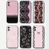 Кружевной стиль Cool Girl чехол для телефона силиконовый мягкий для IPhone 16 15 14 13 12 11 Plus Pro Max Plus