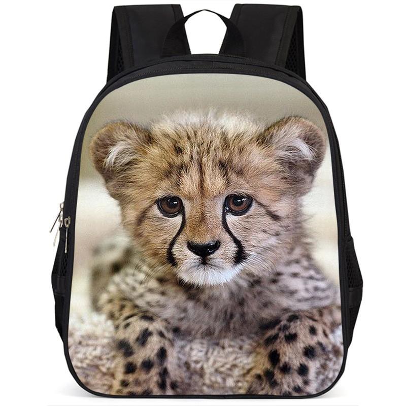 15-inch Kids Lightweight School Backpack Boys Girls Large Capacity Oxford Fabric Daypack With Ergonomic Straps