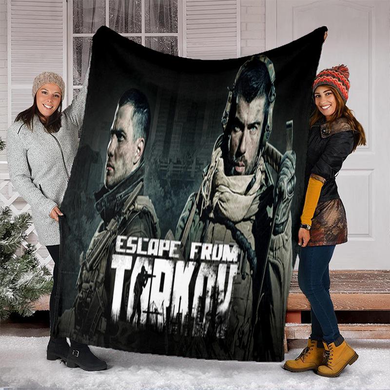 Escape Tarkov Tactical Gear Perfect All Seasons Soft Comfortable Blanket Suitable Sofa Office Nap Travel Birthday Gift Christmas Present