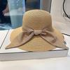 Fashion Sun Protection Summer Sun Hat Bowknot Breathable Beach Cap Casual Travel Bucket Hat for Women