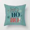 Wish Home Christmas Snowflake Digital Printing Peach Skin Car Pillow Cushion Pillow Case