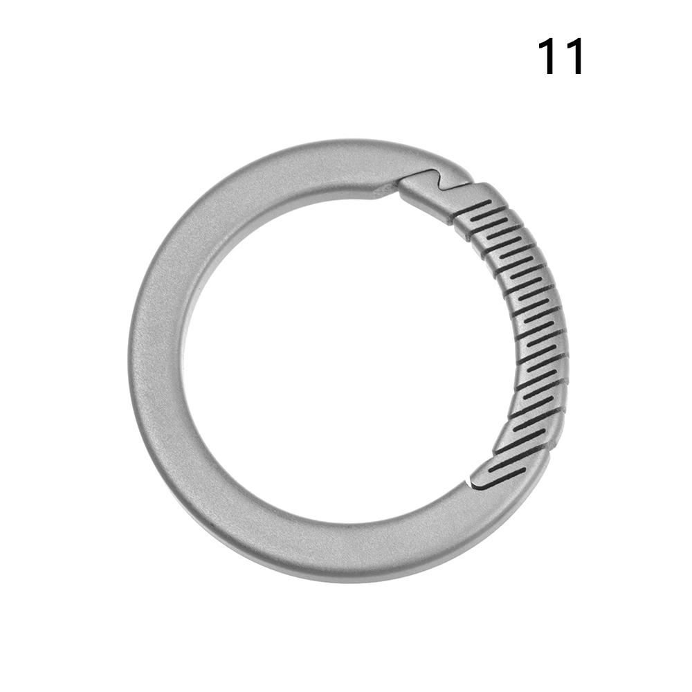 High-Quality Real Titanium Lettering Keychain Men Keychains Jewelry Holders EDC Key Rings