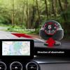 Self Adhesive Car Dashboard Navigation Compass Ball Folding Black Camping Equipment For Caravan SUVs Marine RVs