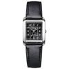 Waterproof Apple Leather SQUARE Collection Black White Pearl Shell [Citizen] Eco-Drive EW5600-10E Women's