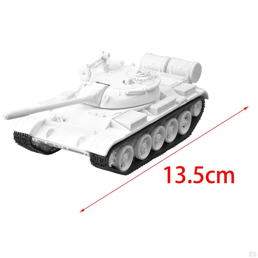 Модель бронированного танка в масштабе 1/48, сплав, DIY сборка, поделка для домашнего декора