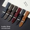 Винтажный кожаный ремешок для часов с восковым покрытием Quick Fit Ручная прошивка Ремешок из воловьей кожи 18 мм 19 мм 20 мм 22 мм для Seiko Смарт-часов Браслет