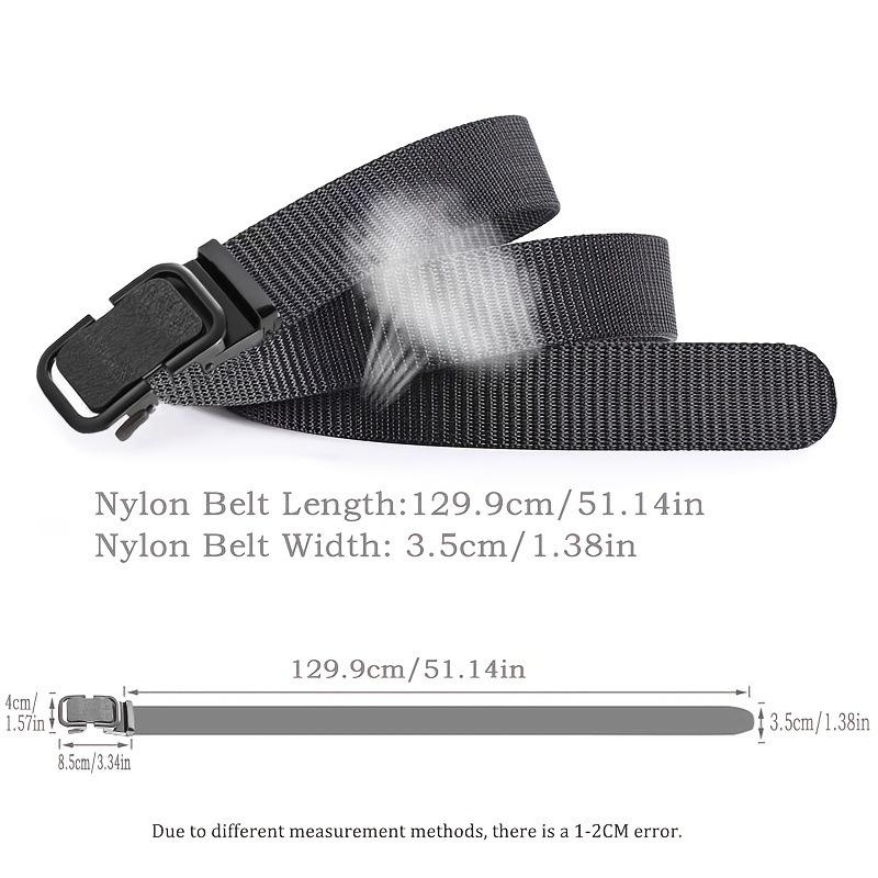 Automatic Buckle Belt Simple Nylon Adjustable Tactical Belt