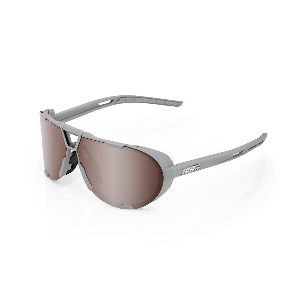 Baegpeosenteu Westcraft, Soft Tect Cool Grey - Hyper Crimson Silver Mirror Lens