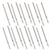 20pcs Nail Drill Bits Nail Stainless Steel Drill Bits Professional Nail Grinding Head for Electric G