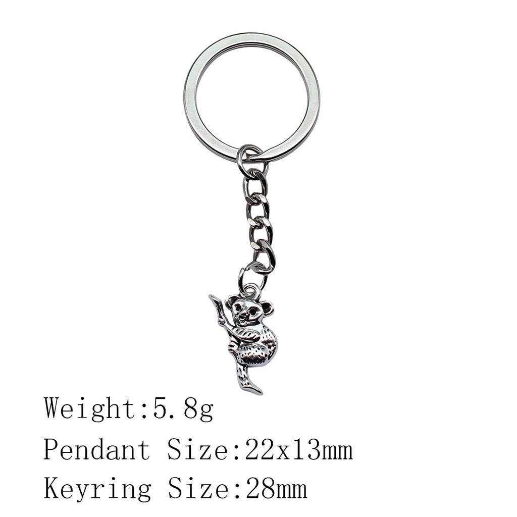 День святого Валентина Оригинальные брелки Лесные животные Медведь Брелок Сувенирные брелки Для пар