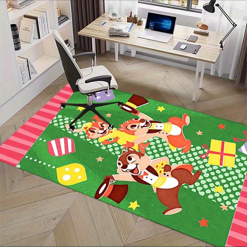 Office Rug Chip and Dale theme 3D Printed Anti-Slip Rug-Machine Washable for Living Room