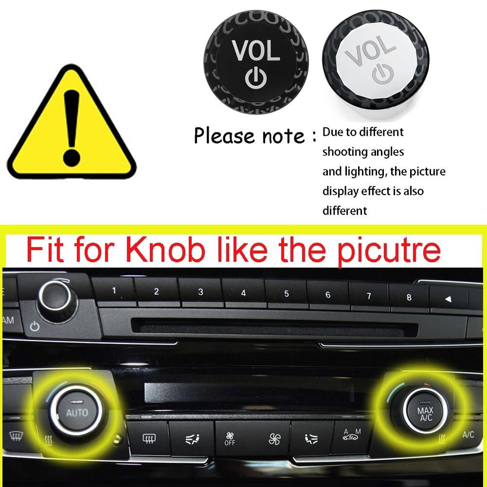 Car Styling Air Conditioning Volume Buttons Ring Trim For BMW 1 2 3 4 X1 X2 Series F20 F21 F22 F23 F30 F31 F32 F33 F25 F47