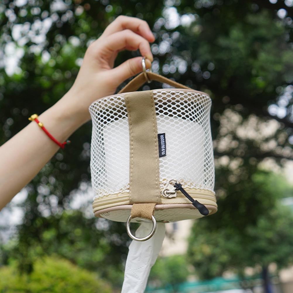 Портативный чехол для салфеток для кемпинга на открытом воздухе с крючком, сумка для хранения рулонов бумаги, контейнер для салфеток для пикника, походов, кемпинга