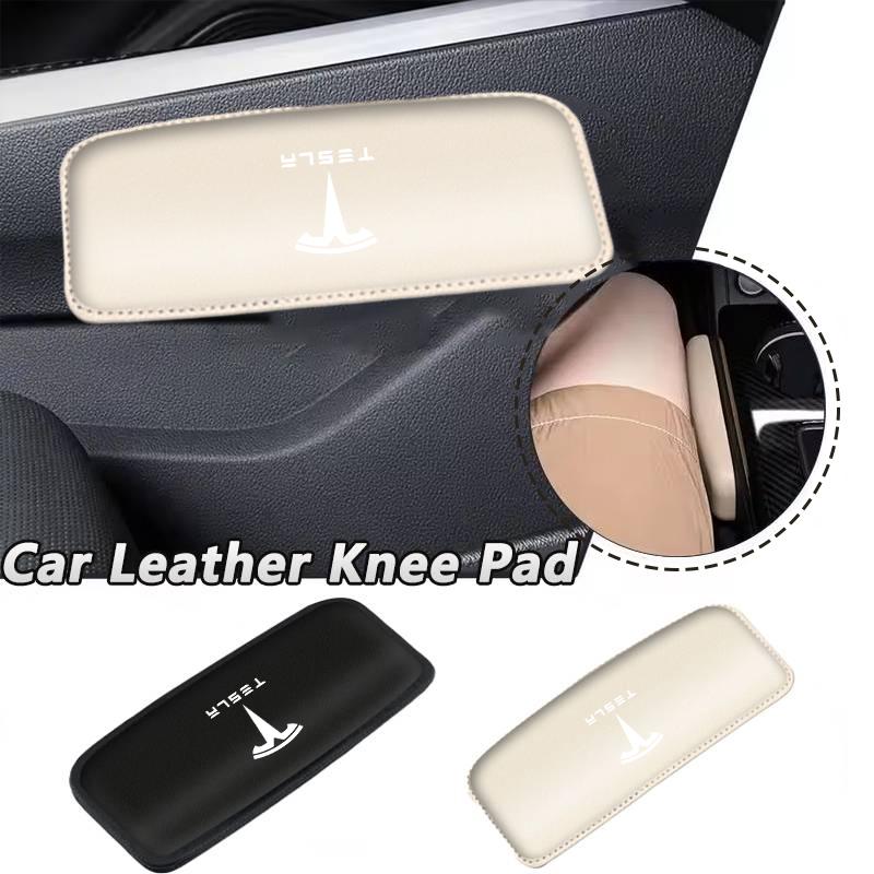 Car Knee Pad Armrest Mat Elbow Pillow Leg Support Cushion Interior For Tesla Model 3 Y S X 2021 Roadster Cybertruck Juguete