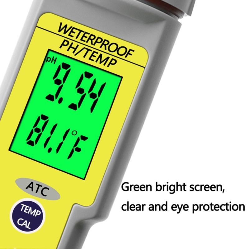Удобный пластиковый pH-метр. Точный и долговечный пищевой pH-тестер со стабильными показаниями для пищевой промышленности и производства напитков. Прочный.