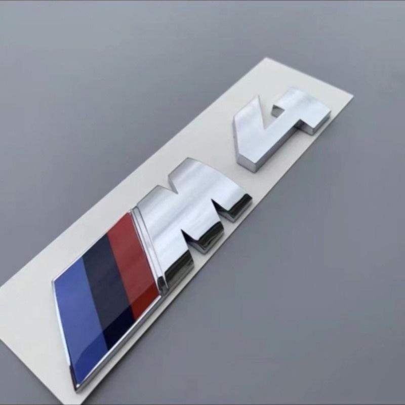 BBKI7 3D Emblem Car Fender Side Rear Trunk Badge M Logo Sticker Number Decal For BMW M1 M2 M3 M4 M5 M6 M7 Performance Auto Accessories