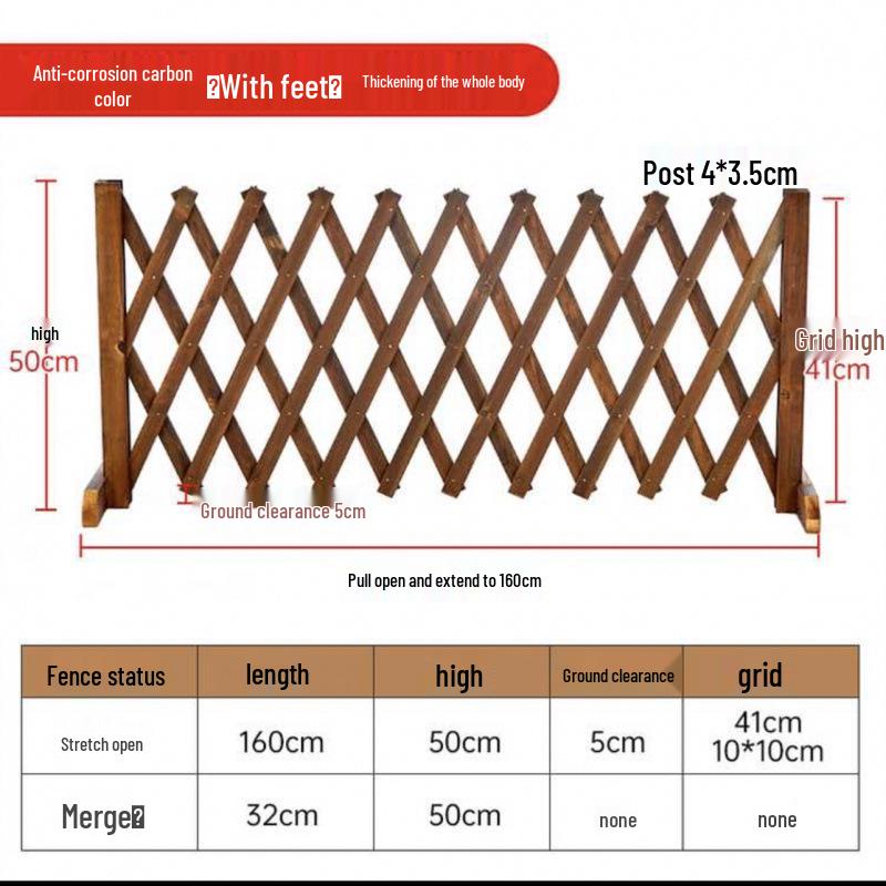 Уличный антикоррозийный раздвижной деревянный забор для сада, двора, крытого балкона и вольера для собак.