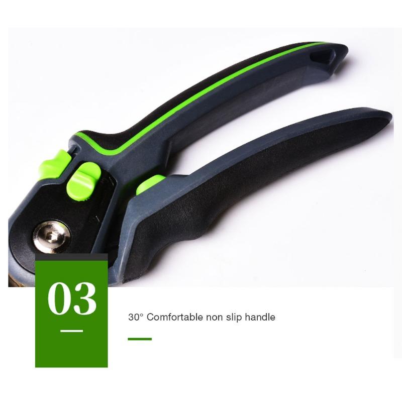 Садовые секаторы из нержавеющей стали Инструменты для обрезки Садовые инструменты Ножницы Резак Сбор фруктов Сорняки Домашние ветки в горшках Секатор