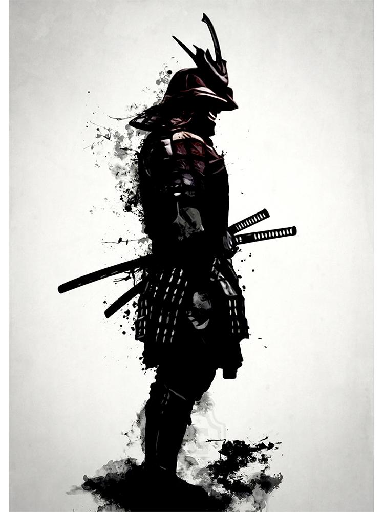 Ретро Япония Самурай Дзен Бусидо Плакат Печать Холст Картина Аниме Игра Настенная Картина Для Гостиной Домашний Декор Cuadros