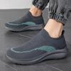 Мужские нескользящие прогулочные кроссовки, легкие дышащие кроссовки без шнуровки, спортивная спортивная теннисная обувь для мужчин, прогулочная обувь