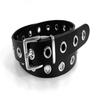 DAMISH Double Hole Leather Belt_Black