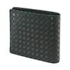 Inden Wallet Bifold Wallet Bill C Thin Deerskin Black X Black Lacquer Ajiro Knitting Pattern [Indenya] 2003-01-158