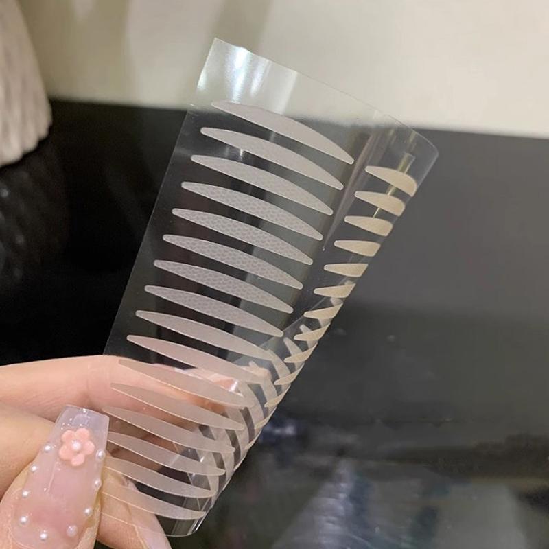 Невидимая двойная наклейка для век Кружевная полоска для подтяжки век Прозрачная марлевая сетчато-кружевная лента Самоклеящиеся наклейки Инструменты для подтяжки век