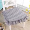 Non-Slip Pastoral Style Dining Chair Cushion Soft Dormitory Chair Cushion  Living Room