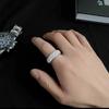 1 шт. кольцо из титановой стали, блестящее персонализированное кольцо из нержавеющей стали, ювелирные изделия