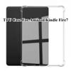 Tablet Case For Amazon Kindle Fire7 2022 Fire 7 2019 2017 TPU Soft Silicone Back Cover