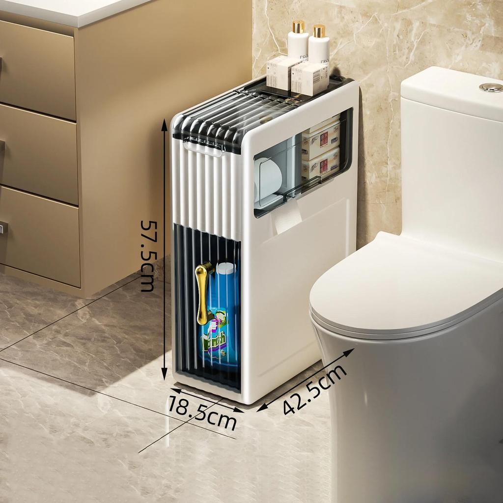 Kitchen Storage cabinet,Bathroom Storage Cabinet, Storage Shelves, Movable Shelf Rack,toilet Storage Cabinet