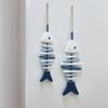 Durable Fish Bone Pendant Wall Mounted Fish Hanging Ornament Funny Wooden Fish Pendant  Bar