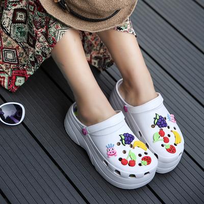 Женские сандалии большого размера, обувь с увеличенной дыркой, летние пляжные сандалии