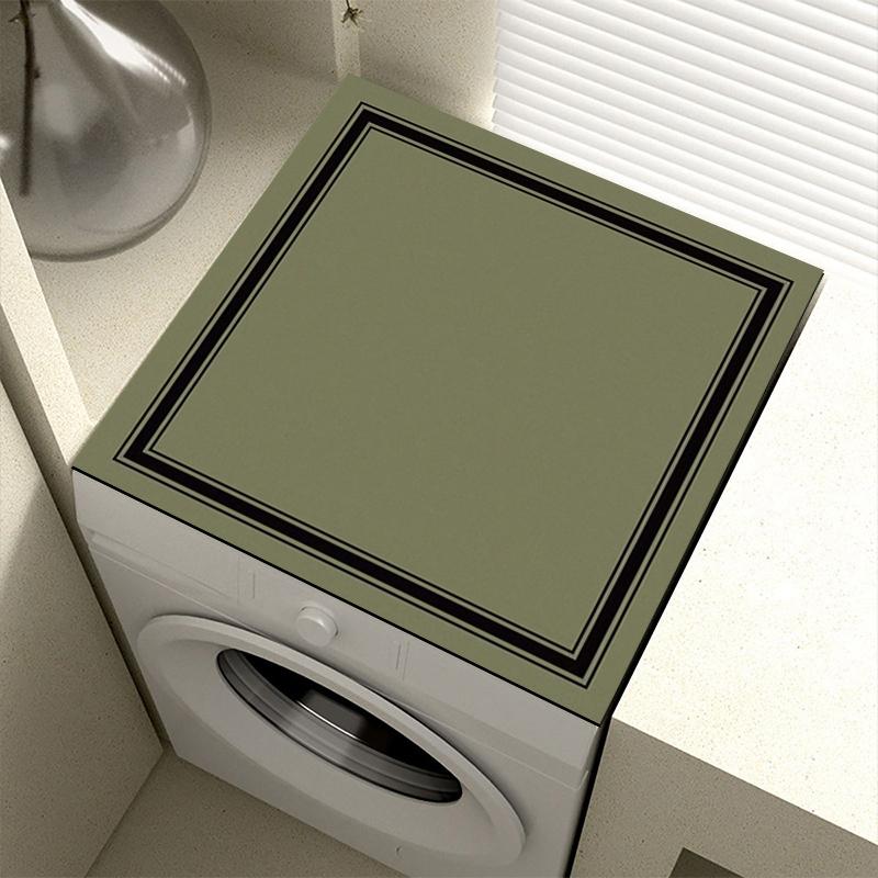 Коврик из искусственной кожи для защиты от пыли, прочный чехол для стиральной машины, пылезащитный чехол для холодильника, верхняя защита для шкафа, водонепроницаемая подкладка для обеденного стола
