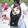 Pet Dog Carrier Bag Carrier For Dogs Backpack Out Double Shoulder Portable Travel Backpack Outdoor Dog Carrier Bag Mesh 1-4 Set